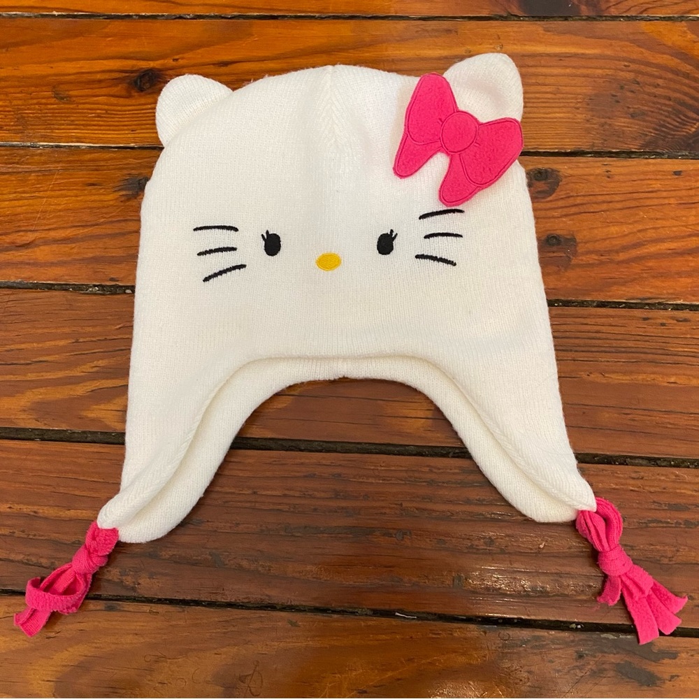 Hello Kitty Beanie Winter Hat Kids One Size